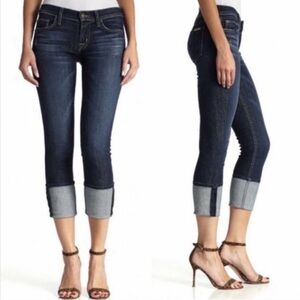 Hudson MUSE CROP SKINNY W/5in CUFF Size 27 Color DMOS